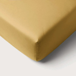 DRAP-HOUSSE JERSEY MOUTARDE...